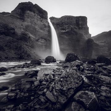 Háifoss Waterfall, Iceland