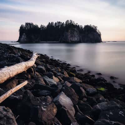 James Island at Rialto Beach, La Push, USA