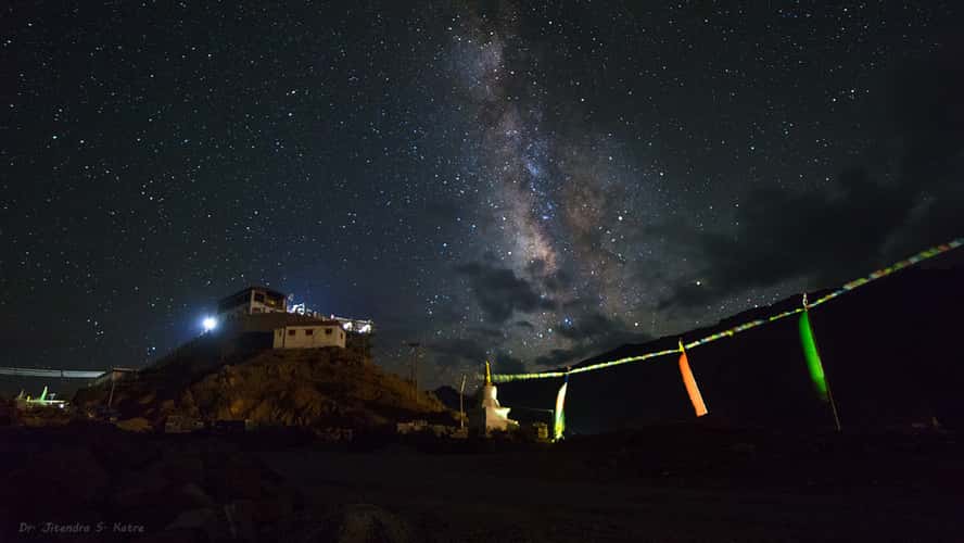Key Monastery under the Milky Way