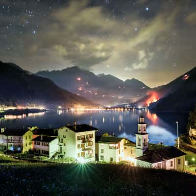 Lago di Poschiavo, Switzerland