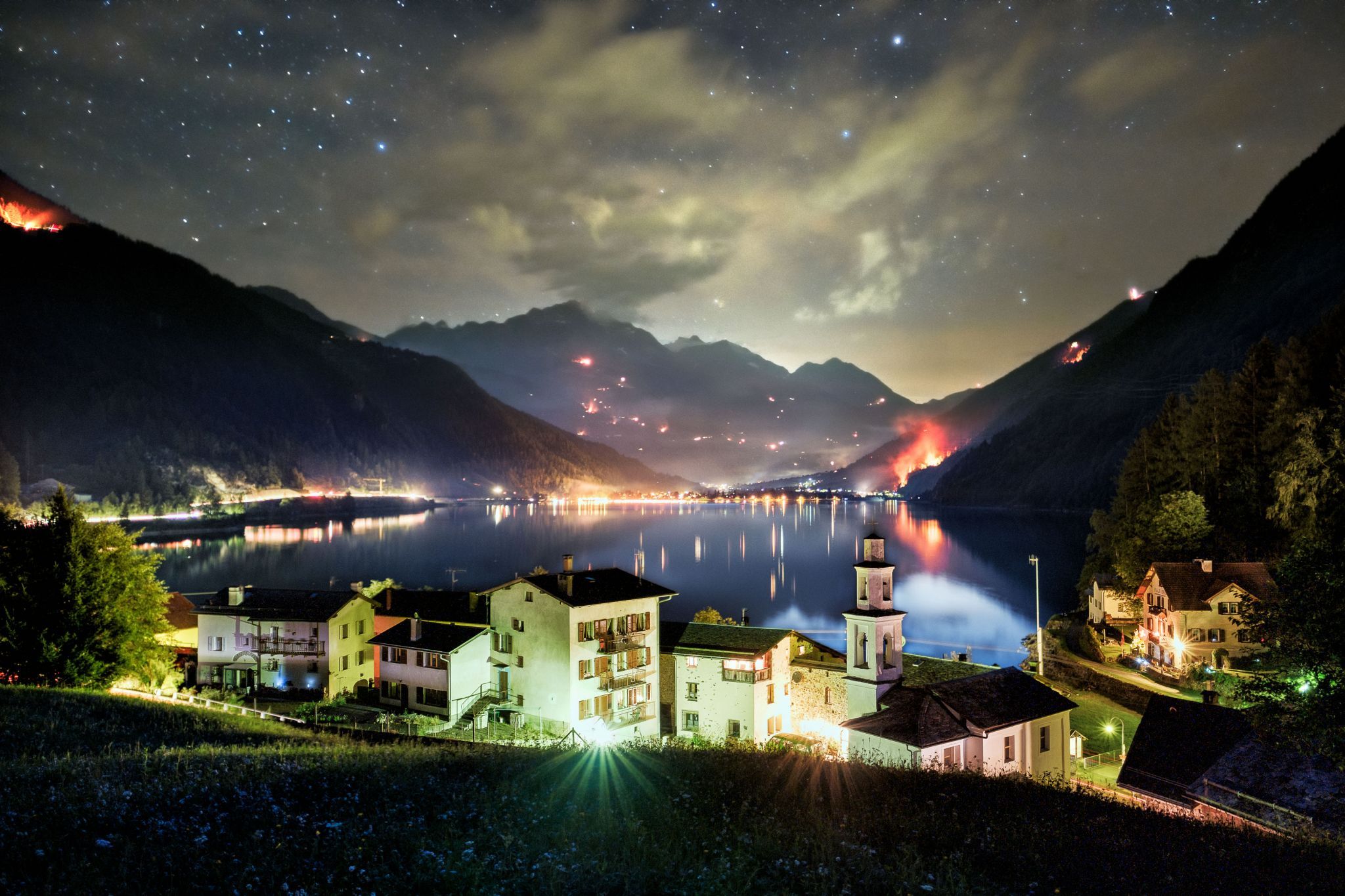 Lago di Poschiavo, Switzerland