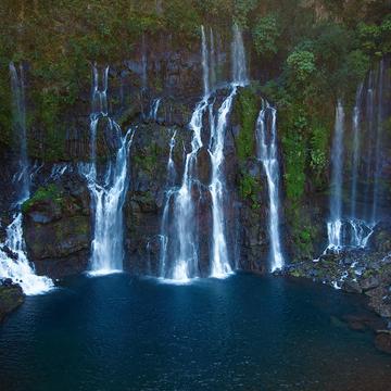 Langevin waterfall, La Reunion, Reunion
