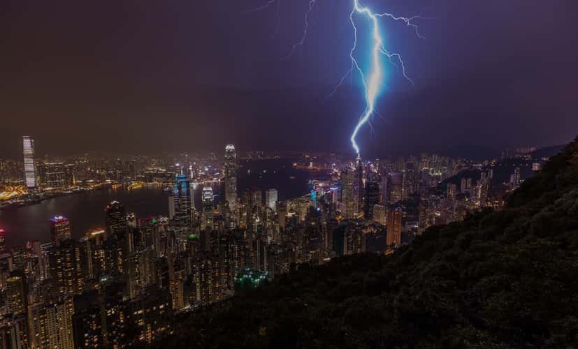 Lugard Rd. Lookout Hongkong