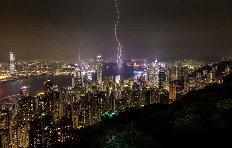 Lugard Rd. Lookout Hongkong