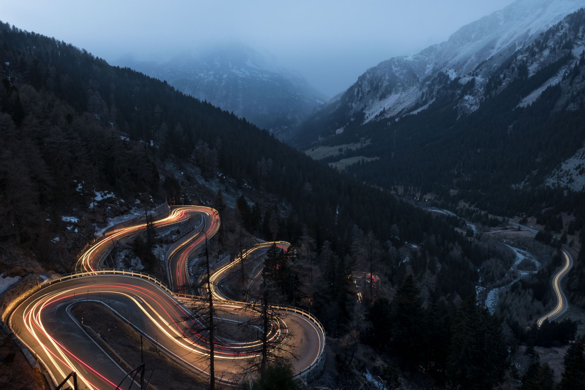Maloja Pass Road, Switzerland