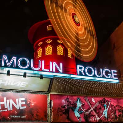 Moulin Rouge, Paris, France