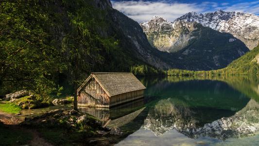 Fishing Hut at Obersee