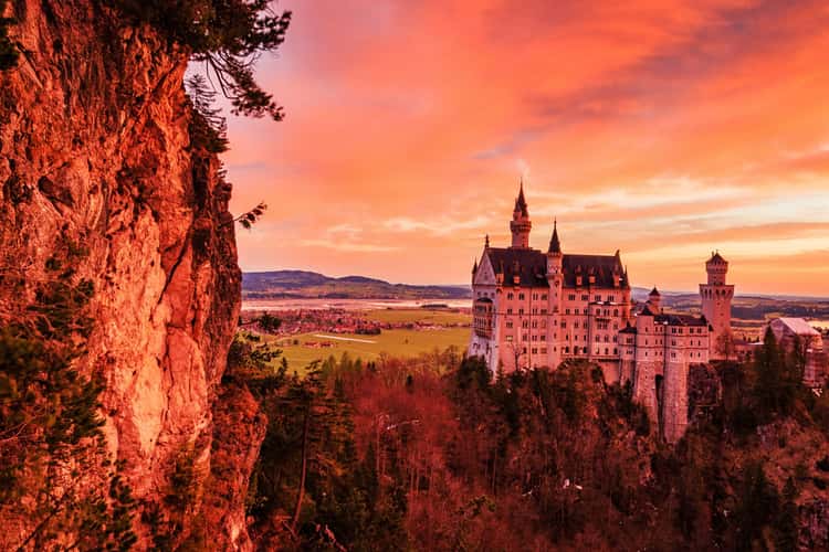 Neuschwanstein Castle from Marienbridge - The classic view