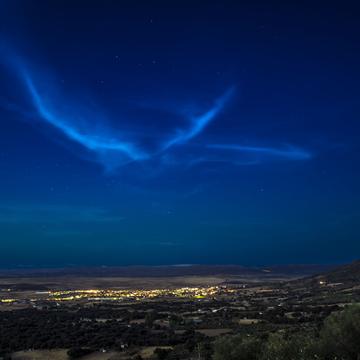Nubes noctilucentes, Spain