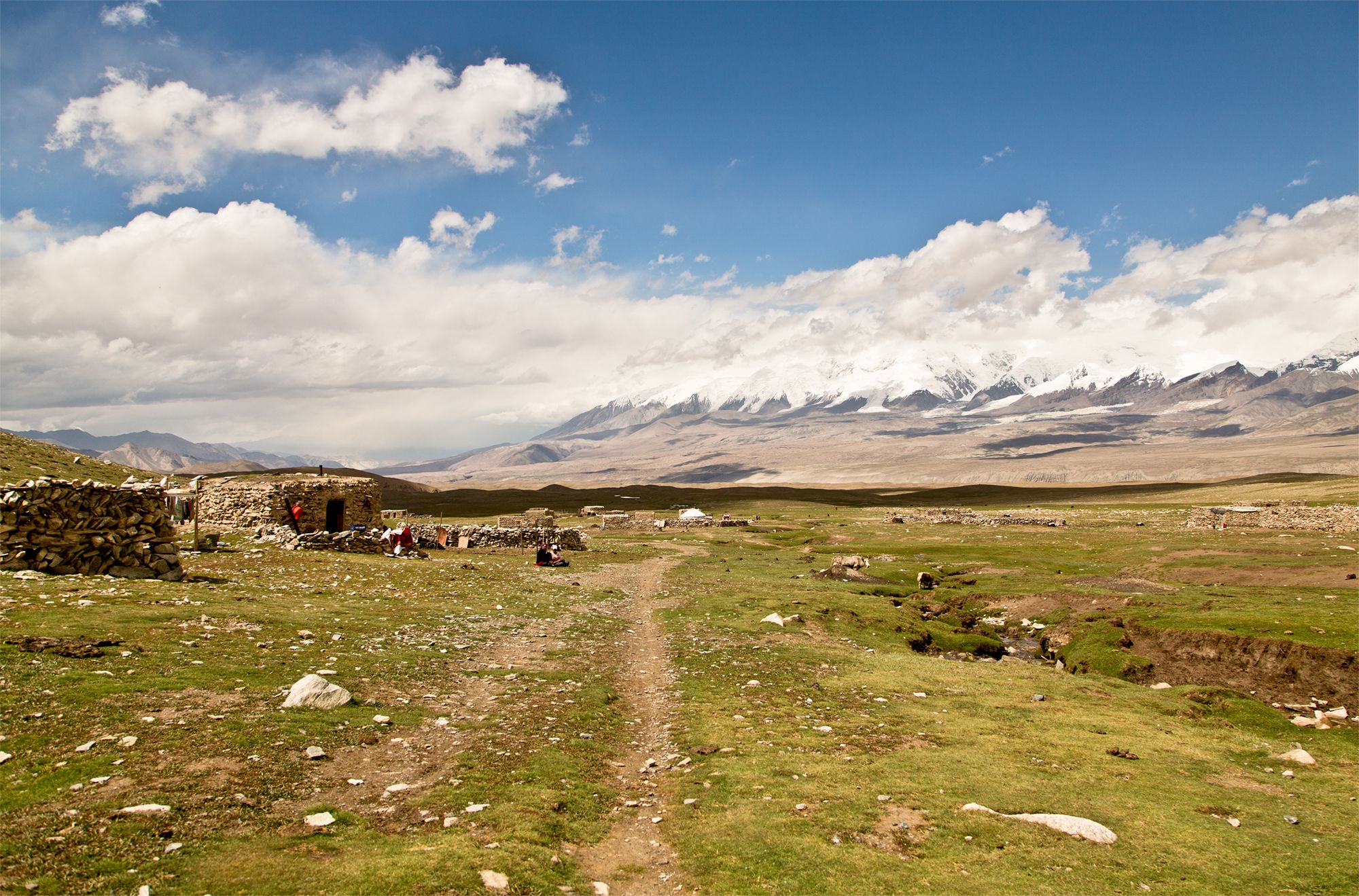 Pamir Mountains in Xinjiang, Tajikistan
