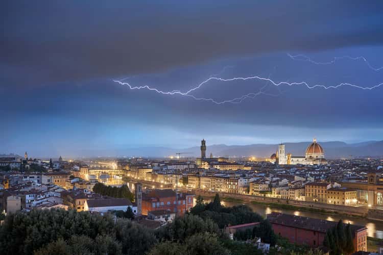 Panoramic View of Florence from Piazzale Michelangelo