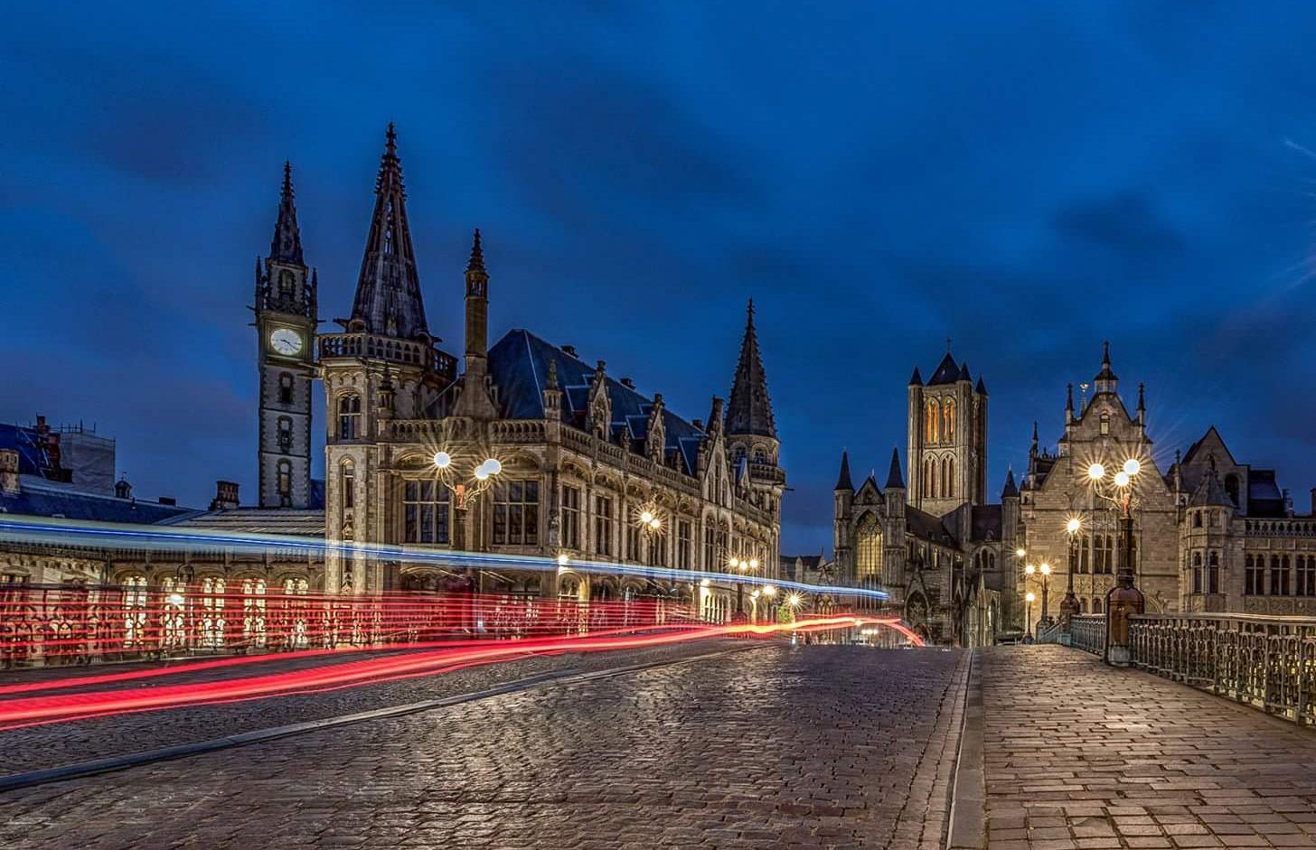 Bridge St-Michiels, Ghent, Belgium
