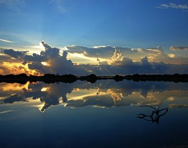 Sunrise at the Yallahs Ponds, Jamaica