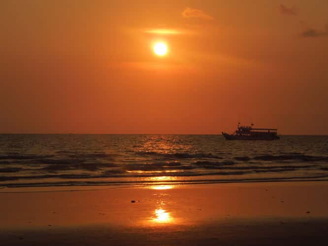 Sunset at Klong Prao Beach