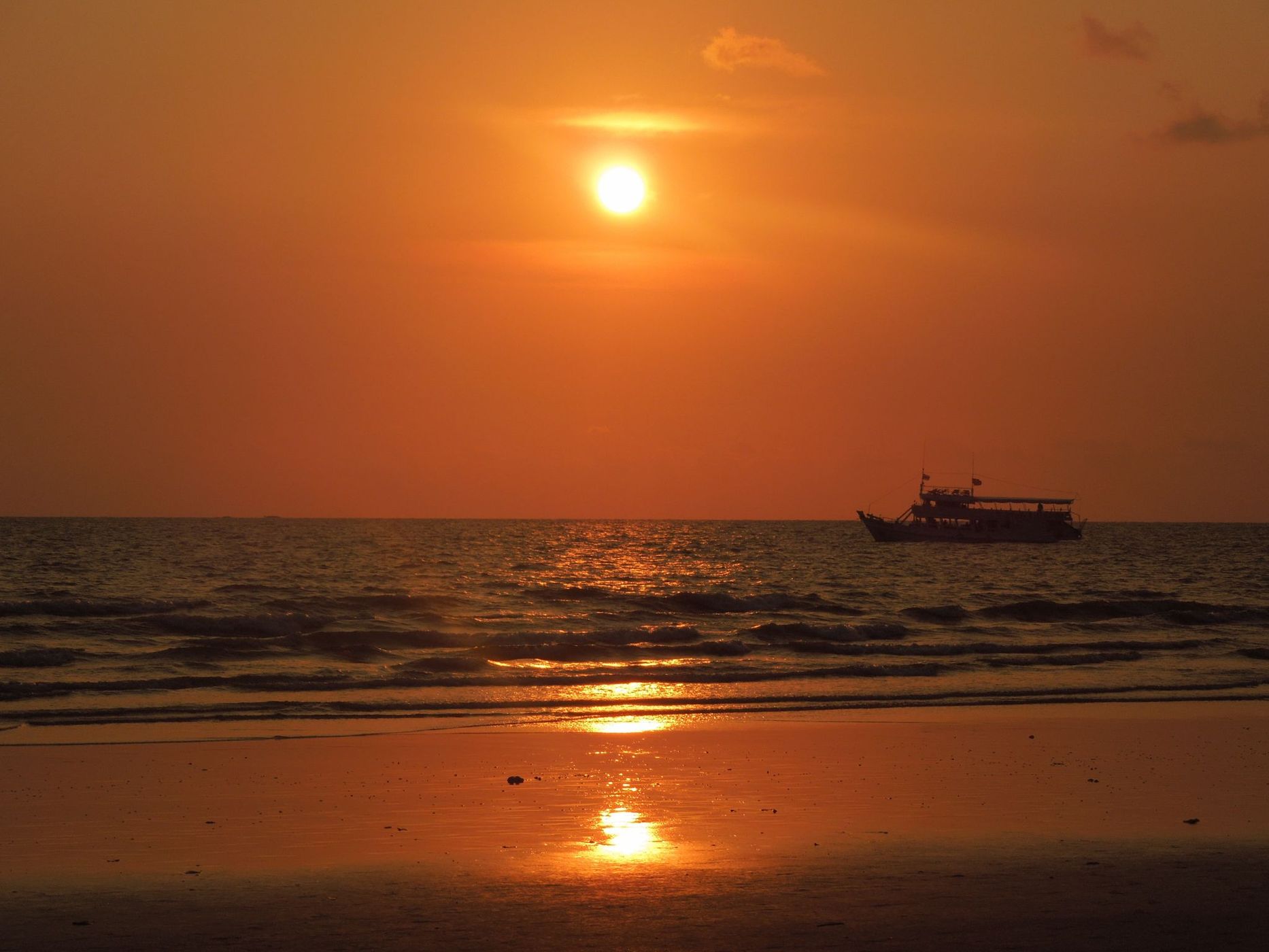 Sunset at Klong Prao Beach, Thailand