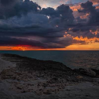 Sunsetat Varadero Beach, Cuba