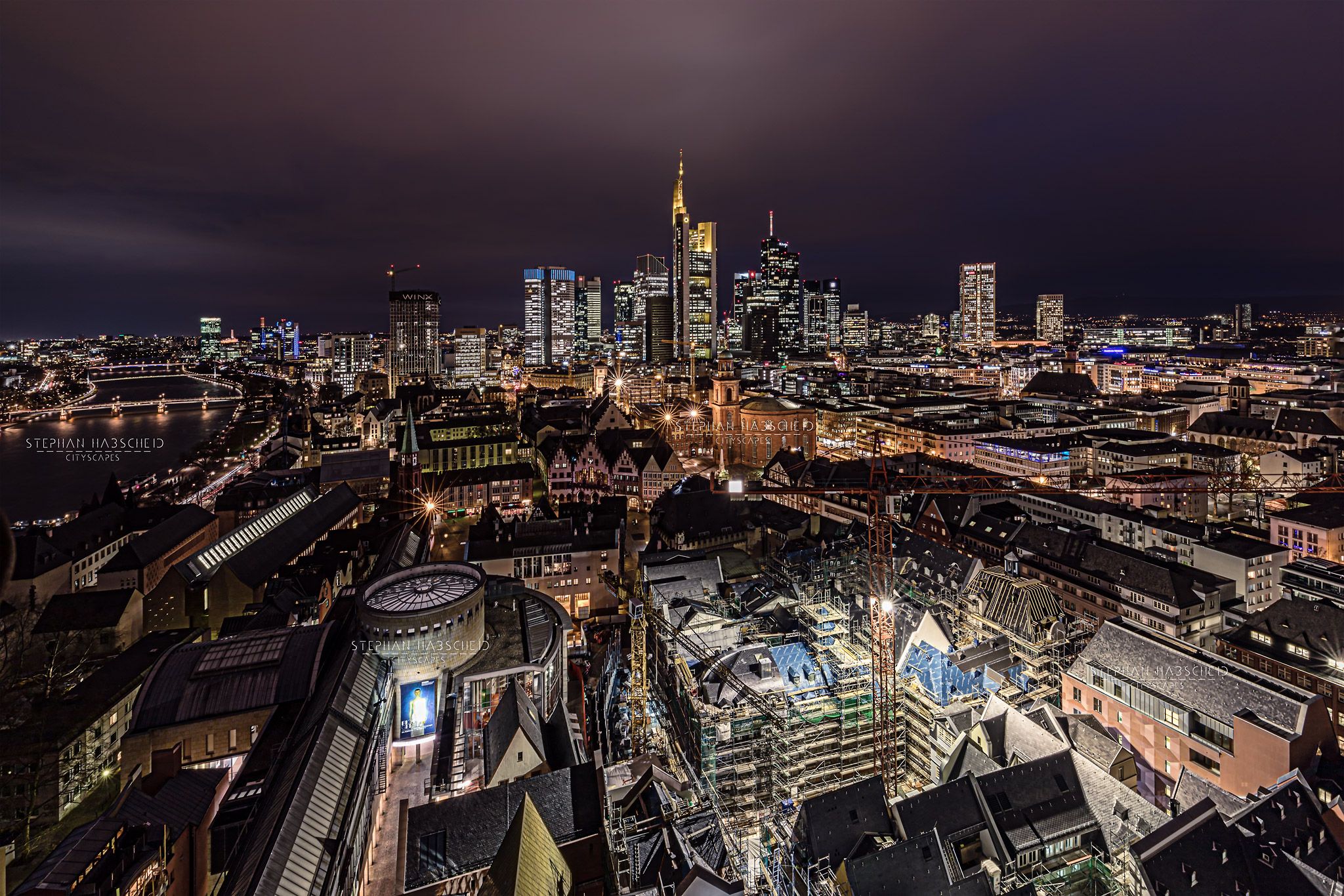 View from Frankfurt Cathedral 'St. Bartholomew', Germany