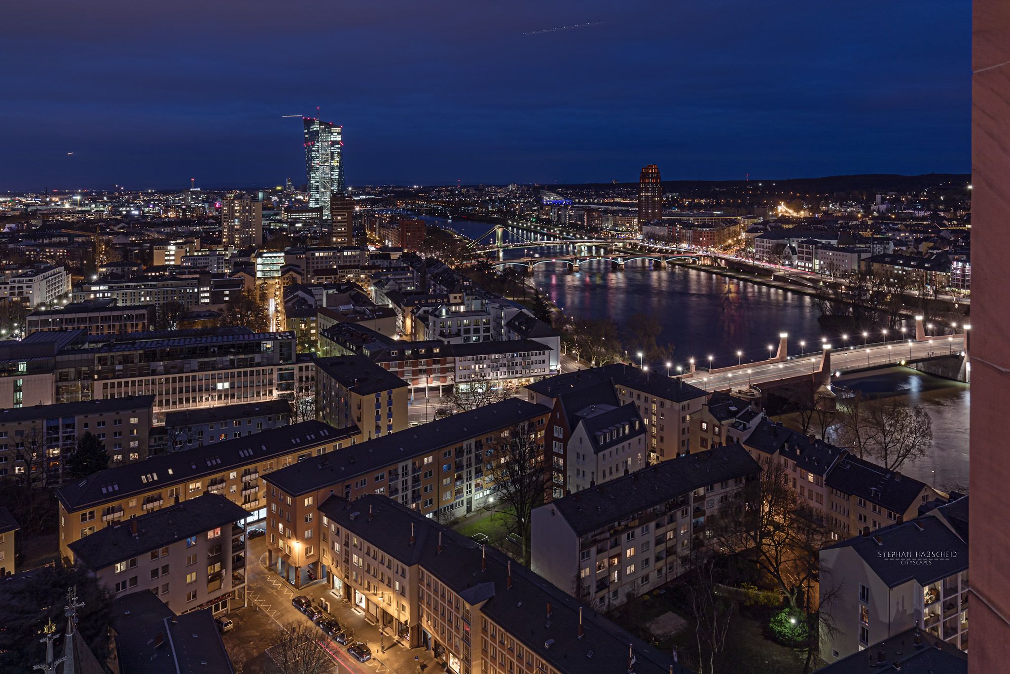 View from Frankfurt Cathedral 'St. Bartholomew', Germany
