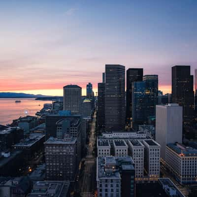 View from Smith Tower, Seattle, USA