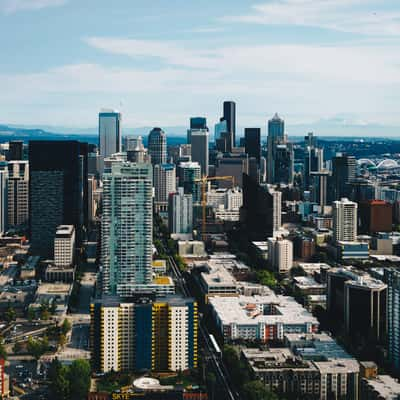 View from Space Needle, Seattle, USA