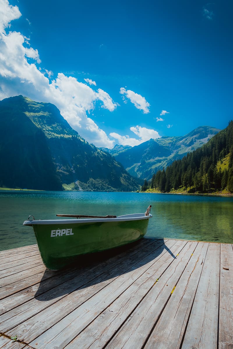 View over the Vilsalpsee, Austria