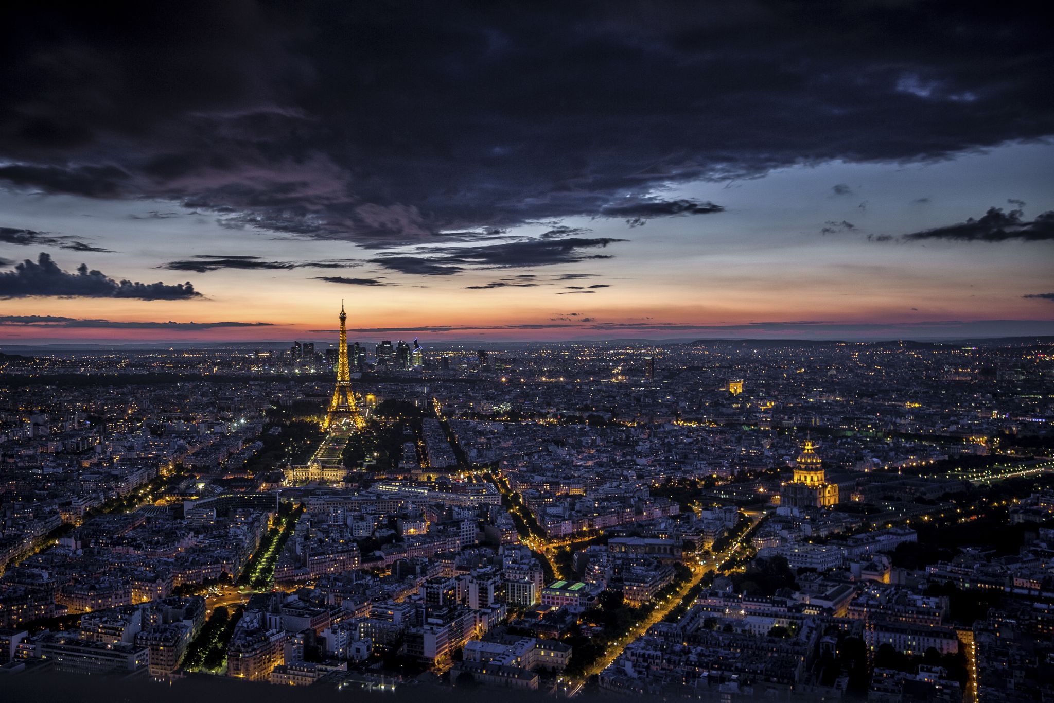 56th floor of Tour Montparnasse (indoors 1 floor below), Paris, France