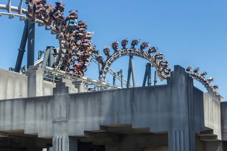 Arkham Asylum Coaster - Warner Brothers Movie World