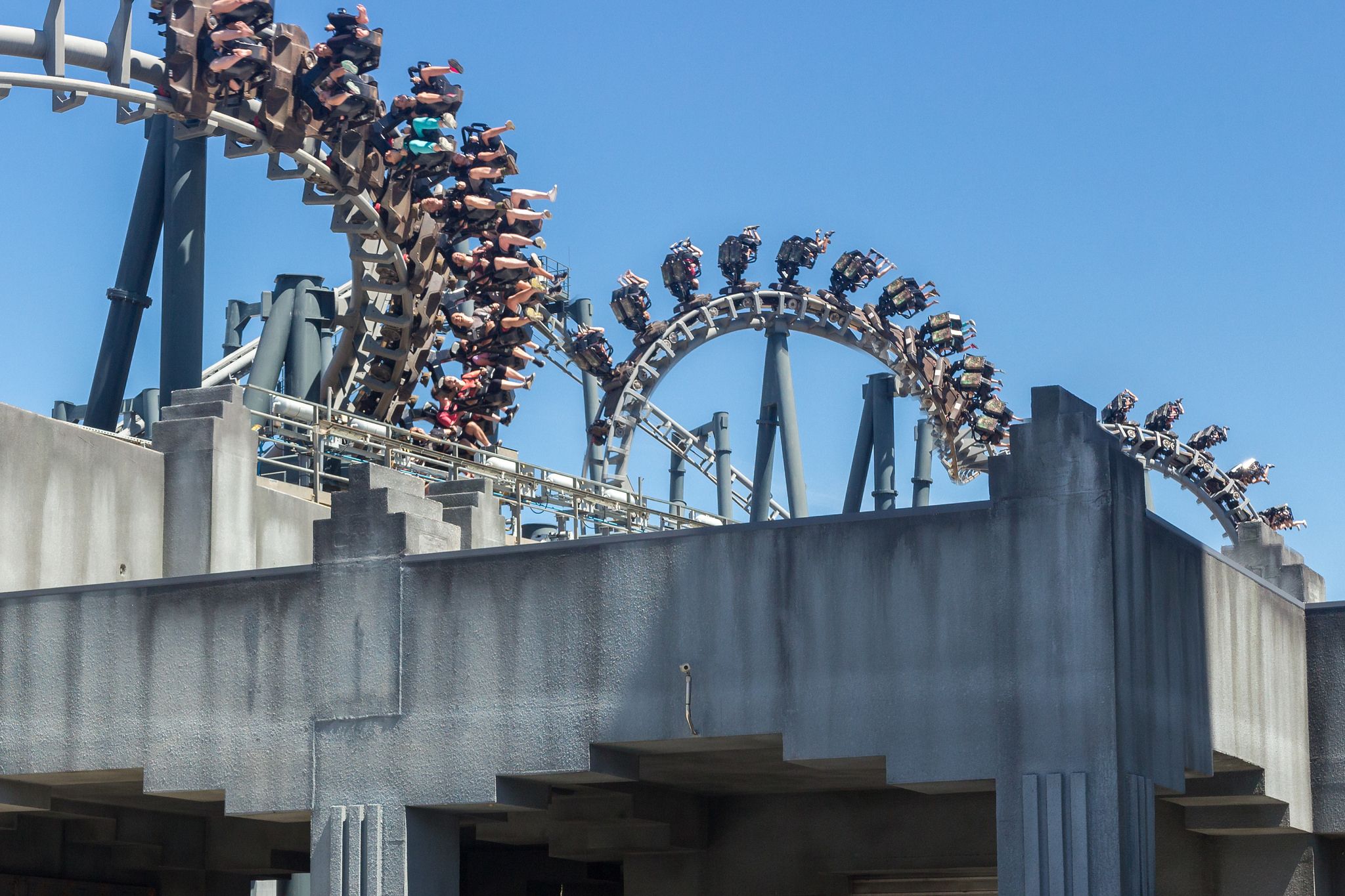 Arkham Asylum Coaster - Warner Brothers Movie World, Australia