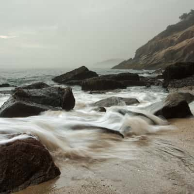 Beautiful Sand Beach, USA