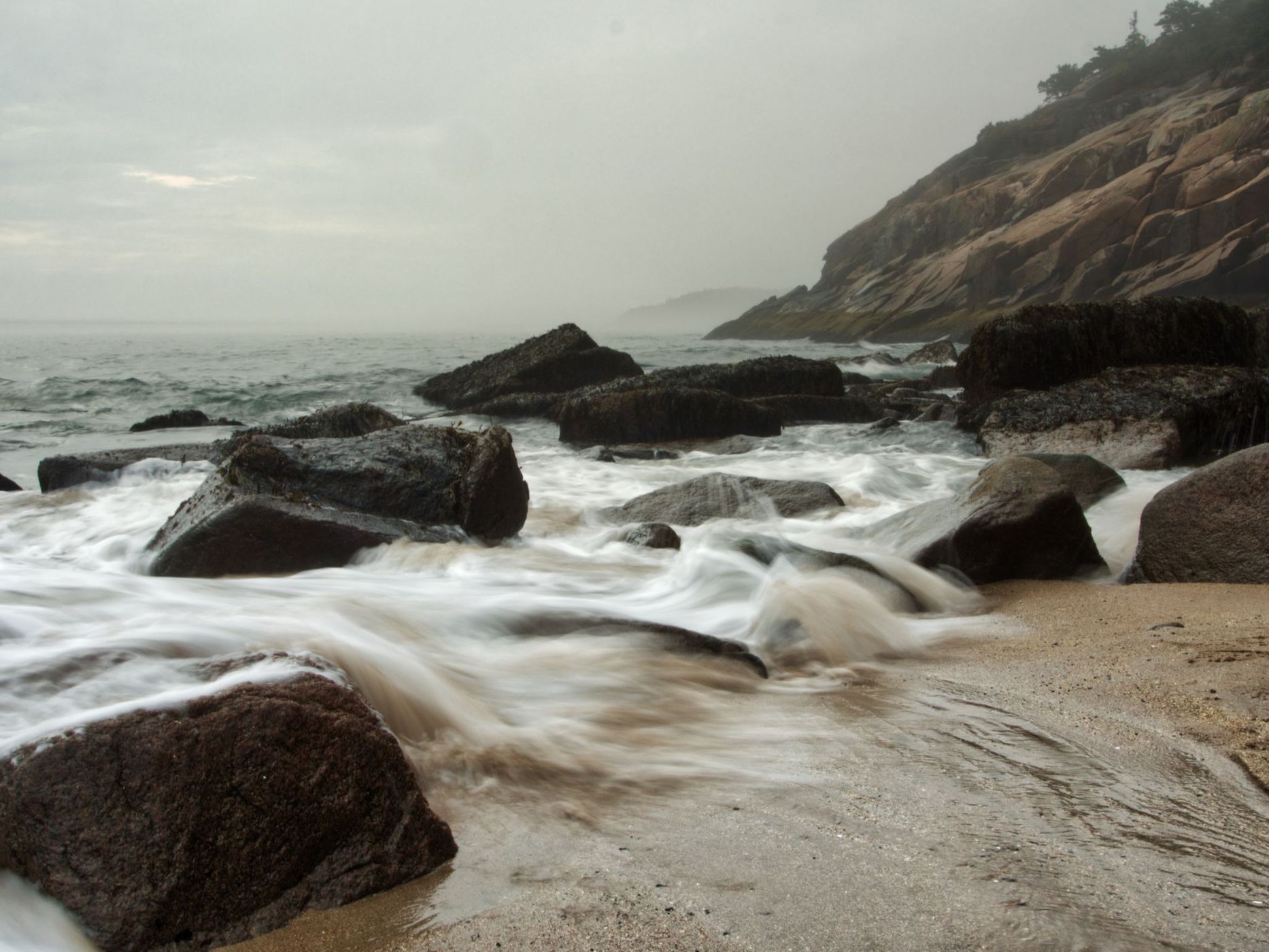 Beautiful Sand Beach, USA