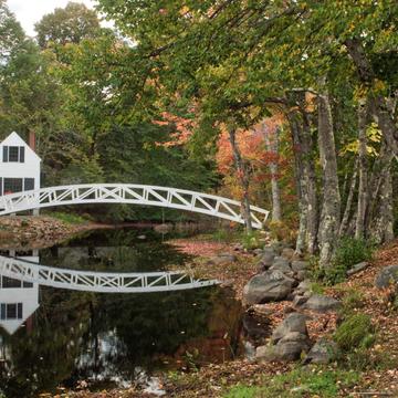 Bridge at Somesville Library, USA