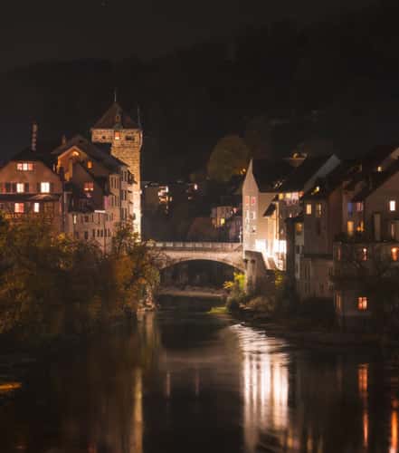 Bridge over the Aare river