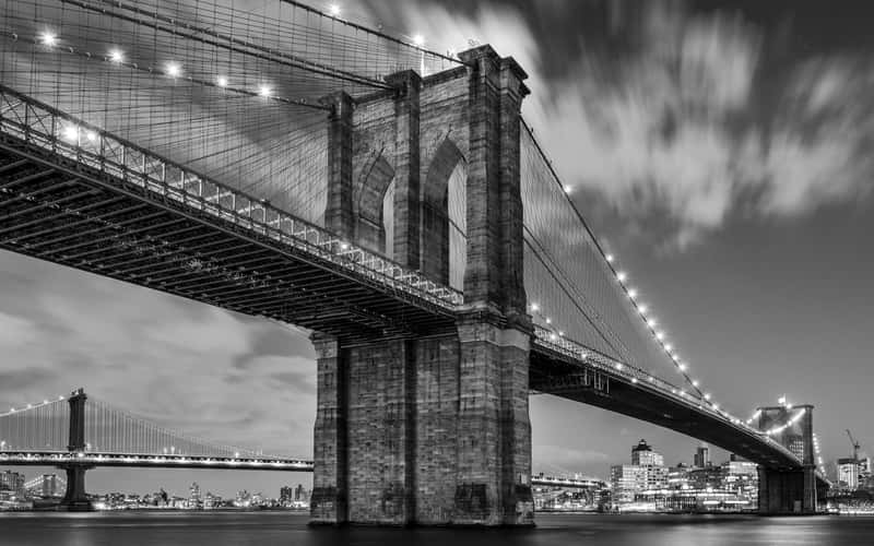 Brooklyn Bridge at night