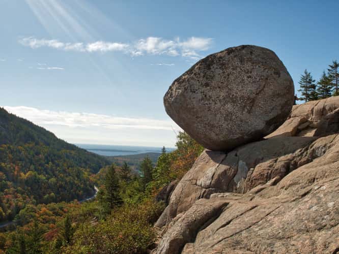 Bubble Rock Acadia National Park