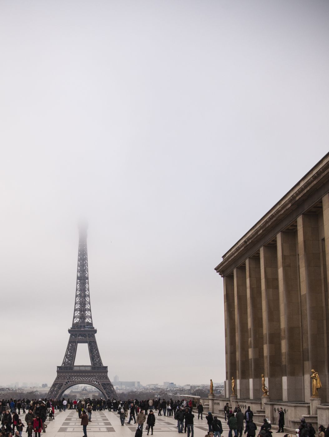 Eiffel Tower from Trocadero, Paris, France