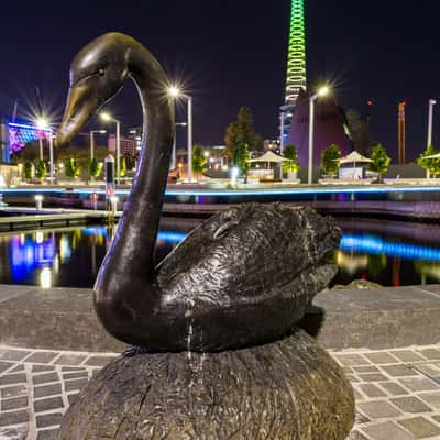 Elizabeth Quay and Perth Bell Tower, Australia