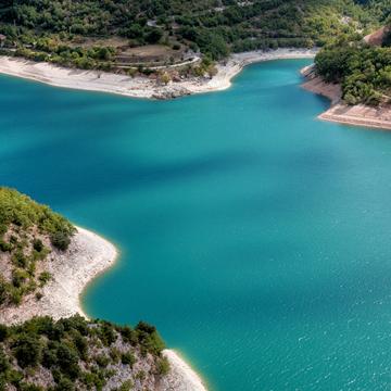 Fiastra lake, Italy
