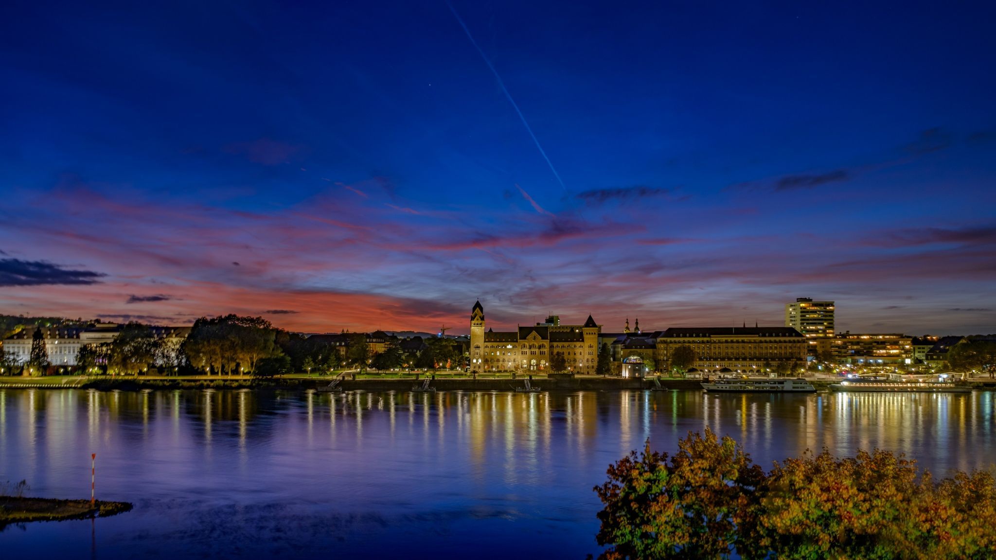 From the window of Diehl‘s Hotel, Koblenz, Germany