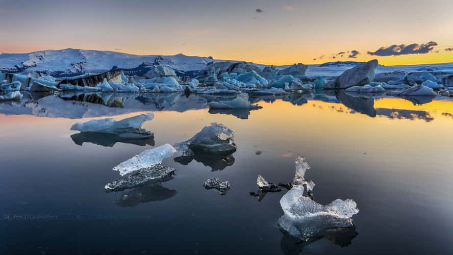 Glacial Lagoon at Jökulsárlón