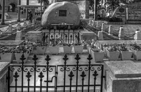 Grave of Fidel Castro, Santa Ifigenia Cemetery, Cuba
