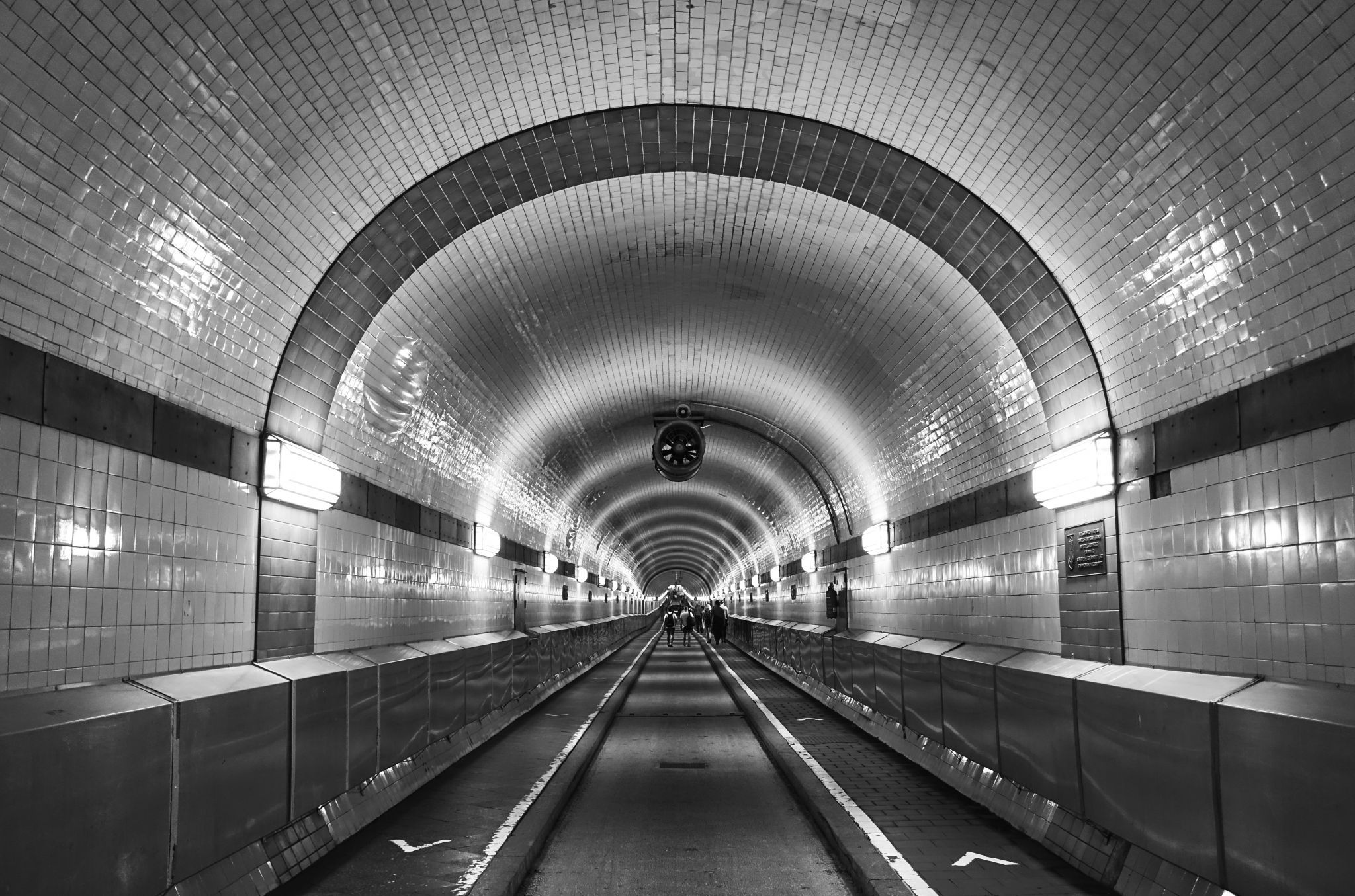 Old Elbe Tunnel, Hamburg, Germany