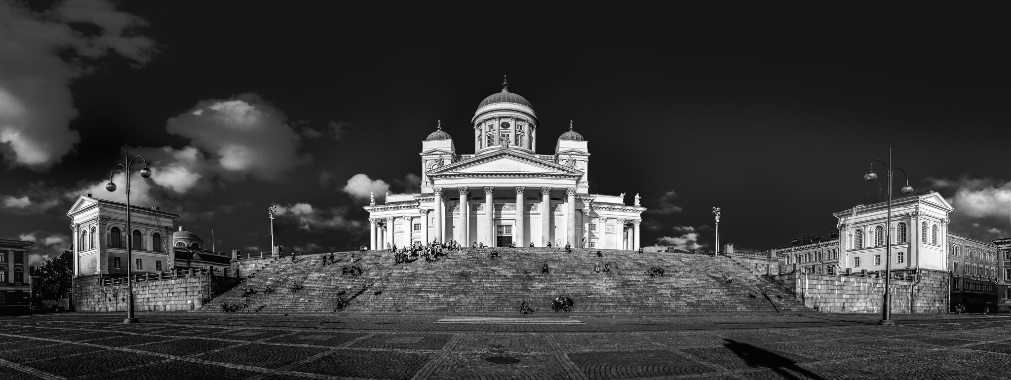 Front view of Helsinki Cathedral (Helsingin tuomiokirkko), Finland