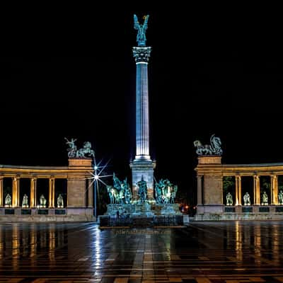 Hero's Square, Budapest, Hungary