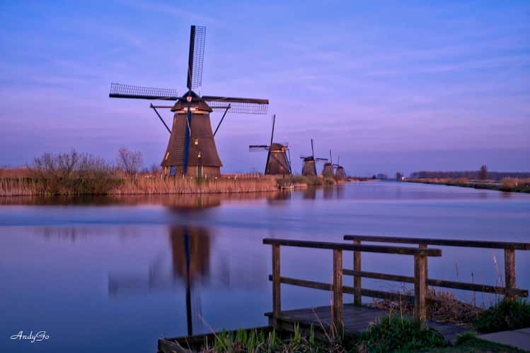 Windmills, Kinderdijk UNESCO World Heritage