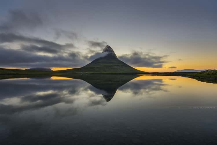 Reflection pool at Kirkjufell