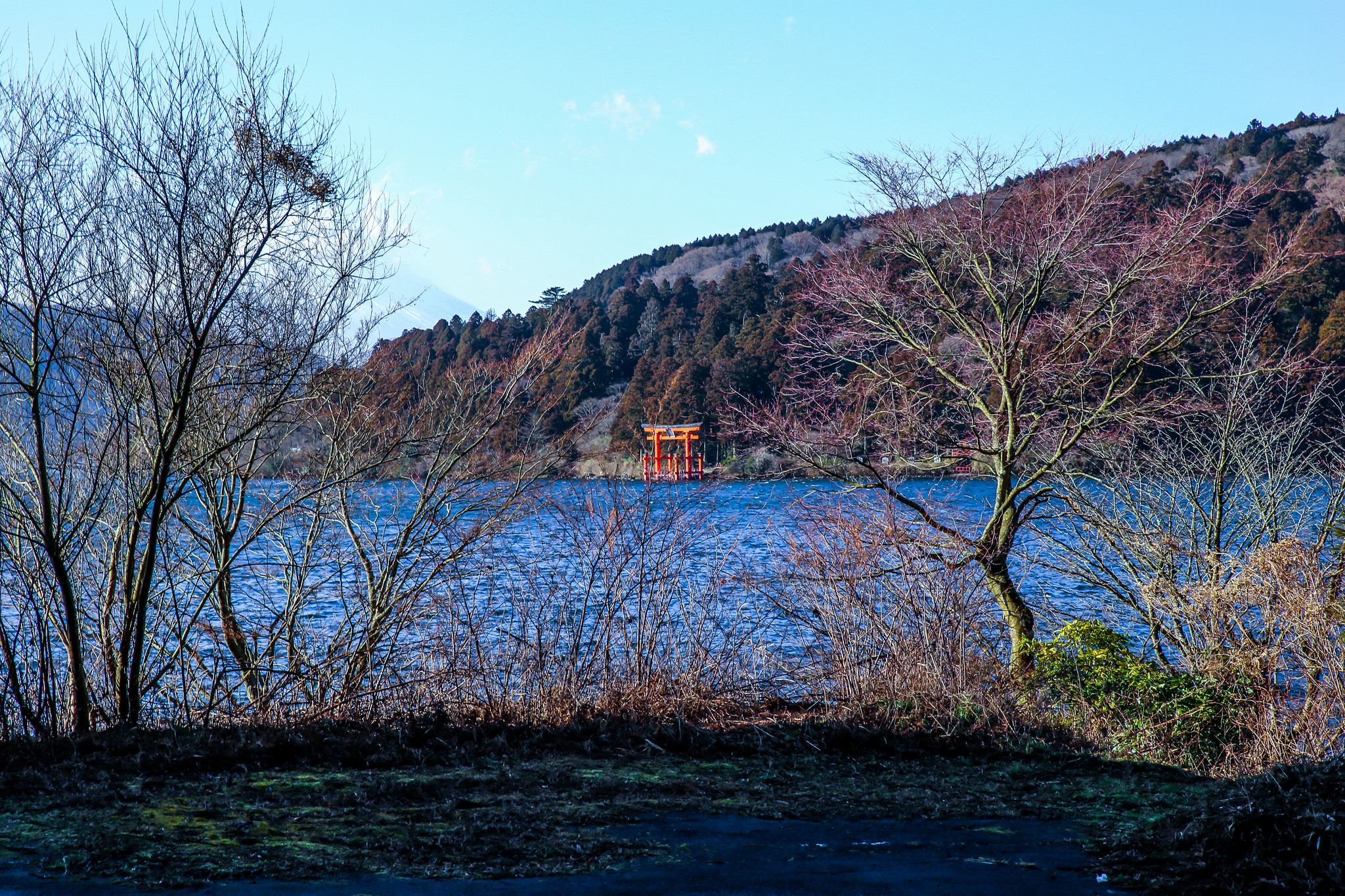 Lake Ashi and the Hakone Shrine, Japan