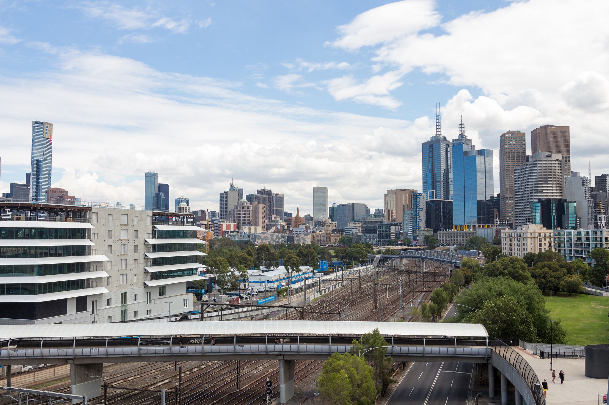 Melbourne City from the MCG, Australia