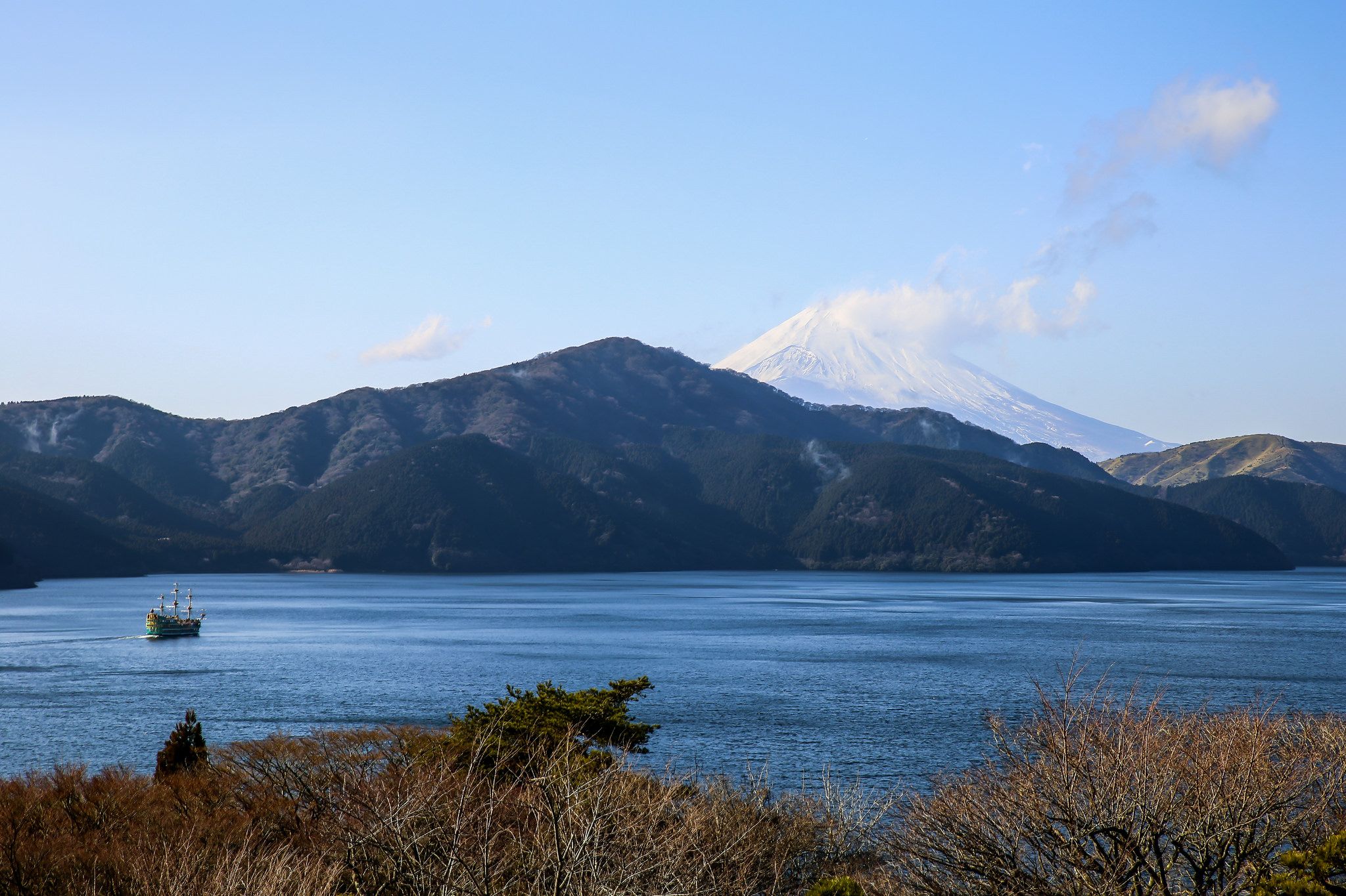 Mt Fuji from Oshihakone Park, Japan