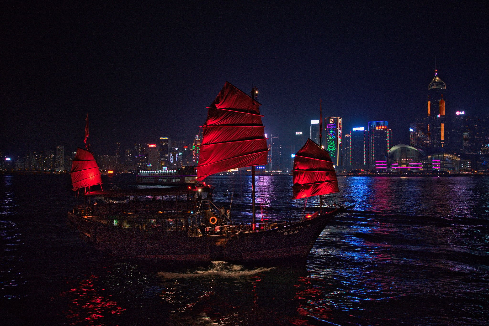 Old Ship at Kowloon Bay, Hong Kong