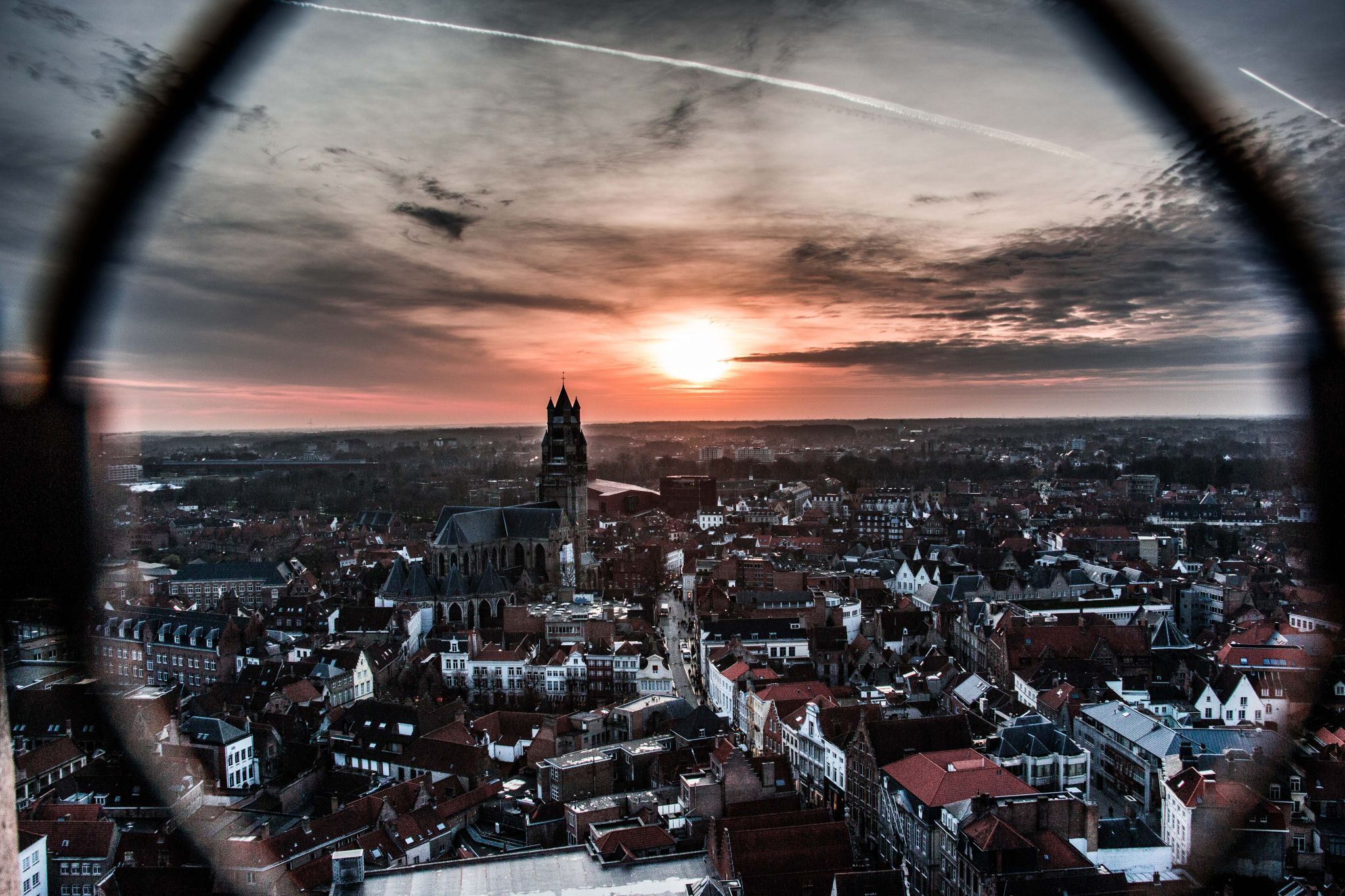 On Top of the Belfort, Belgium